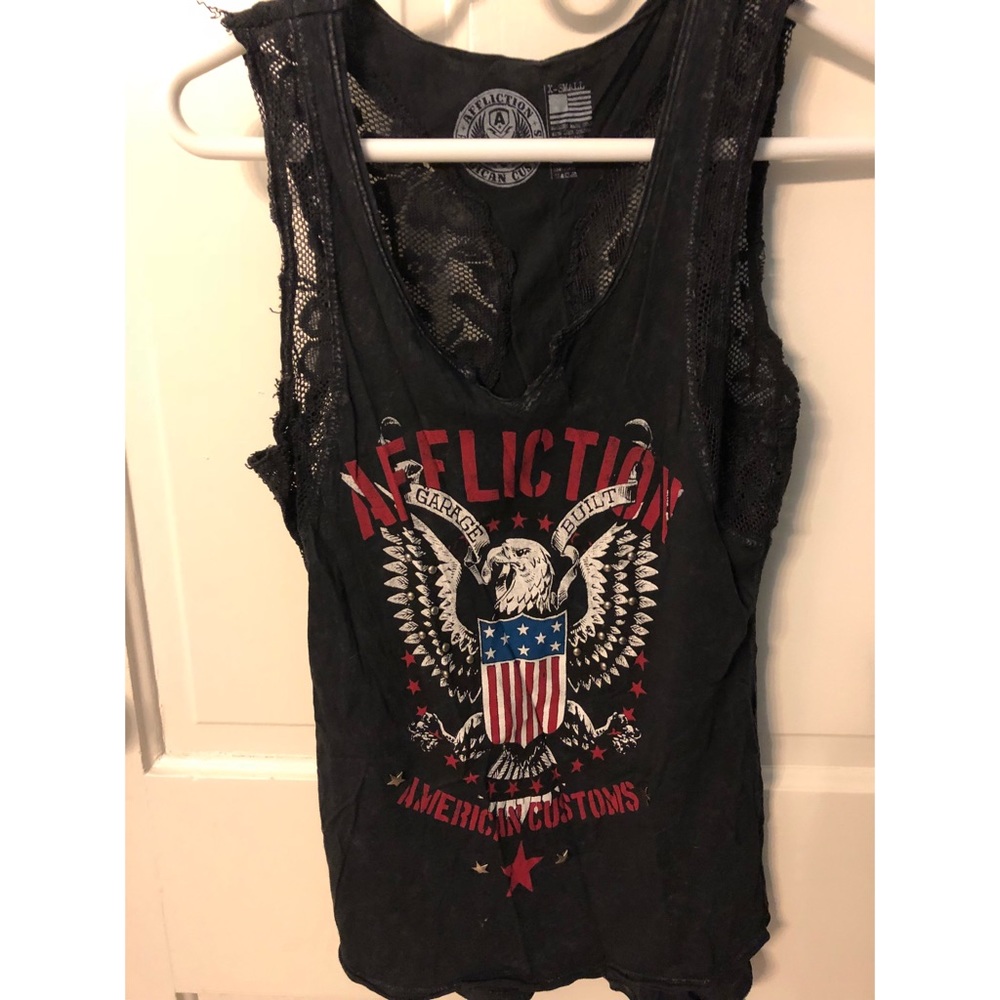 XS Affliction tank top